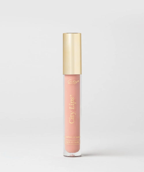 City Lips Plumping Lip Gloss - Pink Nude
