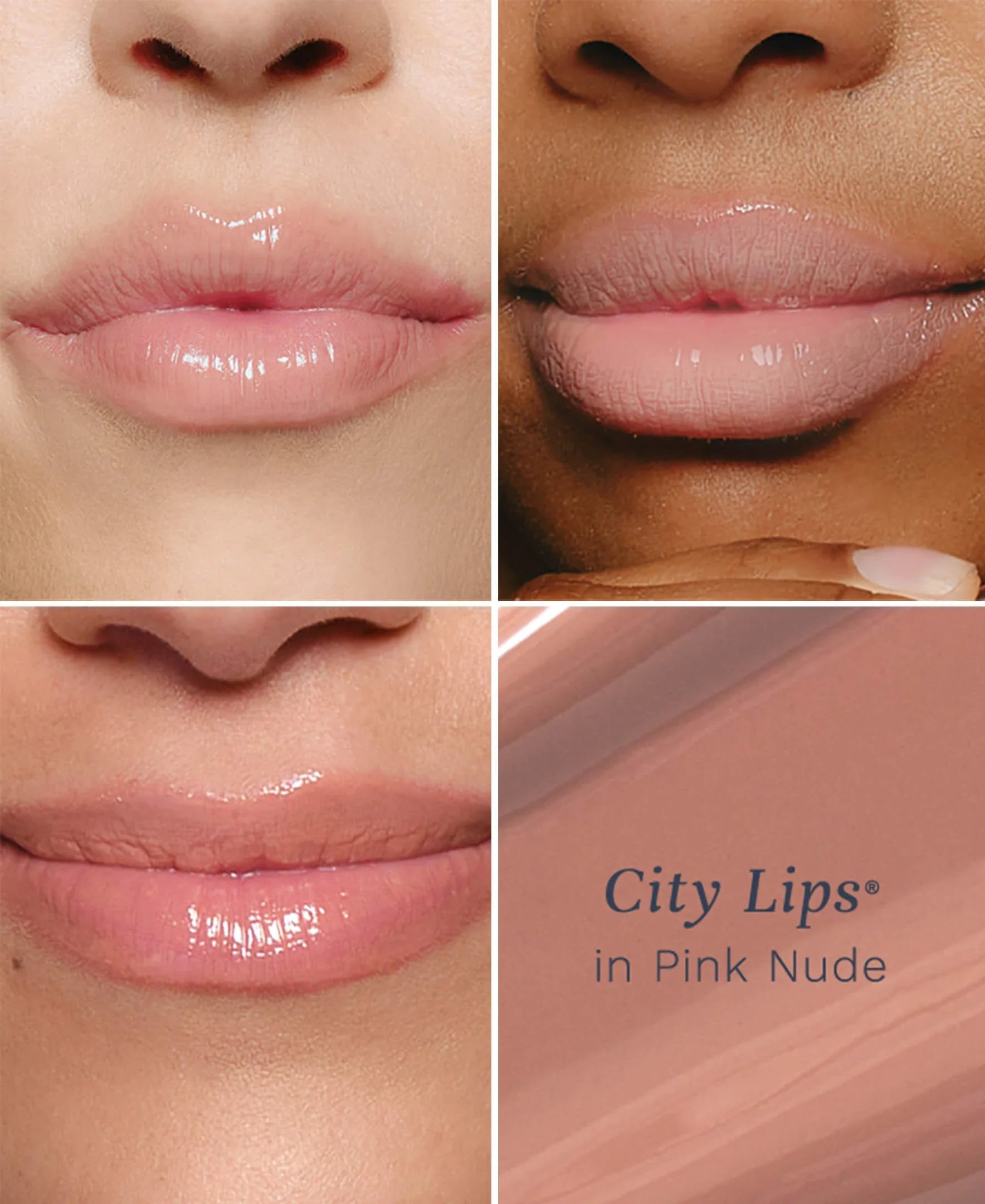 City Lips Plumping Lip Gloss - Pink Nude
