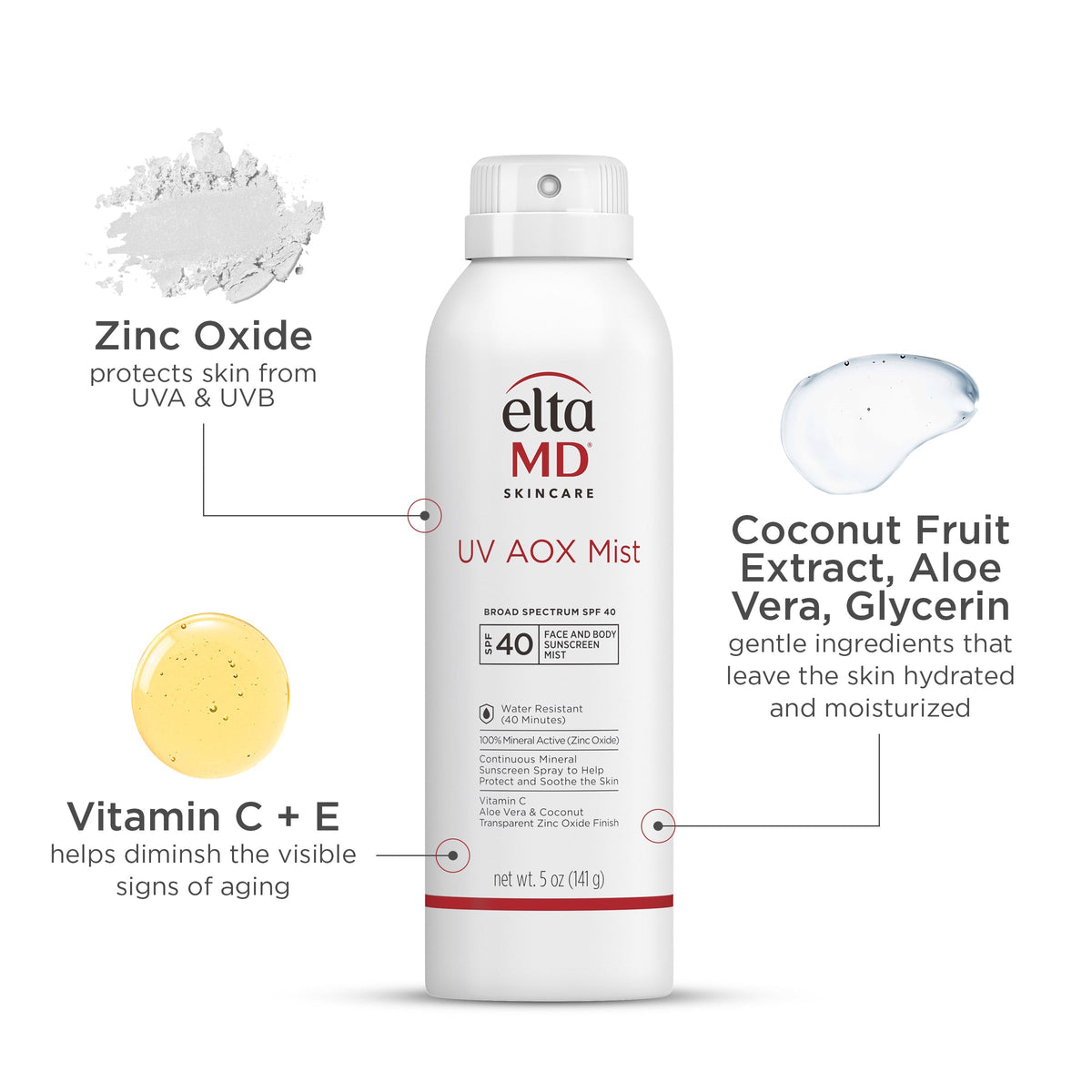 UV AOX Mist Broad-Spectrum SPF 40